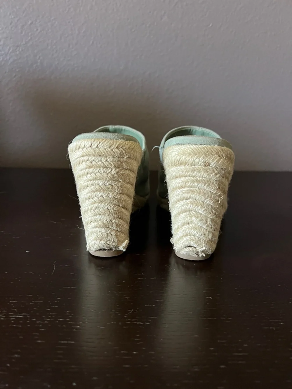 Steve Madden urge espadrille suede wedge sandal size 7.5 - Picture 5 of 5